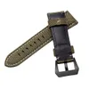 Whole Waterproof Nylon Leather Watch Band with Buckle Substitute Fashion Watches 44mm PAM Watch Strap 22 24 26mm299Q6308014