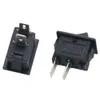 5 adet/grup 10 by 15mm SPST 2PIN ON/OFF Tekne Rocker Anahtarı KCD11 3A/250 V Araba Dash Dashboard Kamyon RV ATV Ev