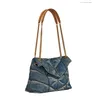 LOULOU denim Borsa a tracolla moda borsa borsa designer di lusso Tote donna cowboy messenger Borse con patta pochette a tracolla Portafogli oro marca borse da donna