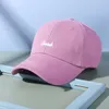 Ball Caps Cotton Baseball Cap femme visière décontractée broderie Snapback Men d'été Summer Unisexe Couleur solide Soleil Hip Hop