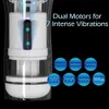 Automatic Male Masturbator Cup MXUXEN Masturbators Penis Stroker with 7 Thrusting Vibrating Pocket Pussy Textured Sleeve for