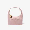 2023 Nuova borsa da donna all'inizio della primavera Designer Tote cuscino Borse da donna Symbole Tessuto jacquard Lussuoso contrasto in pelle Moda Handy Handbag Shoulders