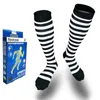 As meias masculinas Ysheng Profestinal Compressin for Student Breathable Travel Atividades encaixam em enfermeiras canela dores de vôo homens à meia
