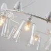 Pendelleuchten Moderne Kunst Harz Vogel Lichter Led Wohnzimmer E27 Licht Glas Glanz Lampe 2