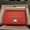 New Red Boxes Watch Booklet Card And Papers In English Watches Co-Axial James Bond 007 Inner Outer Men Wristwatch Box289p