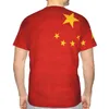 Camisetas masculinas Promoball Baseball China Bandeira Chinesa Nacional de camiseta Funny Graphic Men's Shirt Print Nerd Tees Tops Tamanho Europeu
