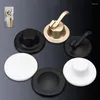 Grifos de cocina, 1 Uds., tapa de agujero de pared ABS, tapa de decoración autoadhesiva con ganchos, tapones de taladro reservados exteriores para accesorios de baño