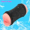 Blow Job Erotic TPE 2 In 1 Realistic Vagina Oral Mouth Deep Throat Male Masturbator Cup Sex Toys for Man