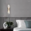 Lampy ścienne zamontowane lampa światła gęsteczka aplikacja LED Smart Bed Antique Styles Bazgna Retro