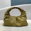 Evening Bags Est Women's Pouch Handbags Genuine Cow Leather Large Capacity Shoulder Bag Chic Luxury Designer Hobo Top Handle Purses