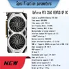 MSI GeForce RTX 2060 VENTUS GP OC NOUVEAU 2060 GDDR6 6G 192 Bit Cartes Vidéo GPU Carte Graphique Desktop CPU Carte Mère