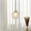 Kroonluchters Frans licht luxe klein voor eettafel woonkamer moderne minimalistische gang gangpad lange lijn glas kroonluchter