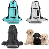 Capas de assento de carro de cachorro Esportes de saco de saco mochila pequenos animais de estimação médios dianteiros ou traseiros carregando