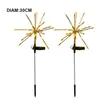 Solar LED Vuurwerk Fairy Lights Outdoor Waterdicht Power Lawn Lamp voor Garden Party Wedding Kerstdecoratie Verlichting