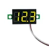 Mini mały napięcie miernika 12V wielopokwiatowy wyświetlacz LED LED DC 5V - 30 V 0,28 calowy tester detektora wolta