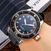 Новые пятьдесят сами 5015-3630-52 Black Dial Miyota 821a Автоматические мужские часы розовый золото черное нейлоновое издание Watches TimezoneWatc217s