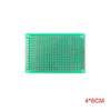 Jednostronny płytka drukowana PCB 7x9 6x8 5x7 4x6 3x7 2x8cm standardowa odległość otworu 2,54 mm naprawa płyty DIY lutownicze