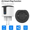 Tuya WiFi UE Smart Plug 220V 16A 20A 4400W Monitor zasilający bezprzewodowe sterowanie podgrzewaczem wody dla domu Alexa