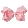 Hårtillbehör 1 PC 6 tum flickor stora dubbla lager Hårbåge Bow Grosgrain Ribbon Clip Hairpin för kvinnor