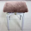 Pillow Artificial Wool Seat Back Round Square Sofa Pad Red Gray Black Pink White Tatami Mat Office Game Chair S