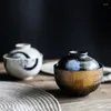 Bowls Japanese-style Ceramic Hand-painted Bowl Dessert And Stew Soup Pot With Lid Ramen Mixing Set Noodle