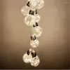 سلاسل LED Globe Light String Christmas Wedding Fairy Copper Lights في الهواء الطلق حديقة الفناء الزخرفة Garland G50 مصباح لمبة