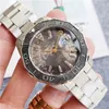 High-end heren Mechanisch horloge verkoopstijl hoogwaardige AAA waterdichte boetiek staal horlogeband de koolstofvezel267G