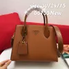 Borse firmate Galleria Borsa media in pelle Saffiano Doppio manico superiore Totes Tracolle regolabili staccabili Cross-Body handba3113