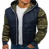 Masculino para baixo zogaa masculina jaqueta de inverno para 4 cores de manga comprida casaco parka macho slim fit splicing lojas de vestuário acolchoado