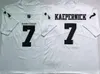 Voetbalshirts DANIEL JONES Voetbalshirts Stitched #46 George Kittle Iowa Hawkeyes #7 Colin Kaepernick IM WITH KAP Jersey