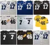 Football Jerseys DANIEL JONES Football Jerseys Stitched #46 George Kittle Iowa Hawkeyes #7 Colin Kaepernick IM WITH KAP Jersey