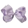 Hårtillbehör 1 PC 6 tum flickor stora dubbla lager Hårbåge Bow Grosgrain Ribbon Clip Hairpin för kvinnor