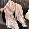 Foulards 90 180CM femmes Foulard en soie châles luxe impression conception Satin mode dame Long lisse Foulard femme Hijab