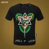 Plein Bear Trube Mens Designer Tshirts Brand одежда для одежды Swinestone Skull Men футболки Классическая хип-хоп уличная одежда