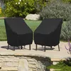 Pokrywa krzesła zużycie odporne akcesoria przeciw kurzu na patio odporna na otwór w Oxford Wodoodporne przechowywanie Wodoodporne prezenty kremowe