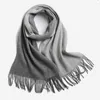 Foulards automne / hiver 2023 écharpe en laine double face européenne et américaine pour femmes châle de mode chaud pour hommes