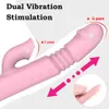 Beauty Items Zungenvibrator Teleskopdildos Klitoris Stimulator G-Punkt Masturbator Massagegerät Vagina Vibratoren sexy Spielzeug für Frauen Kaninchen