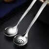 식기 세트 Ladle Soup Stainless Steel Spoon Dipper Kitchen Metal Cooking Gravy 소스 제공 이슬비 칠리 드레싱 샐러드 목욕