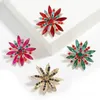 Stud Earrings Pauli Manfi Fashionable Metal Rhinestone Flowers Women's Simple Jewelry Accessories Multicolor Series