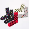 Herrensocken, Puzzle, Anker, geometrisch, quadratisch, Crew, Männer, lustig, glücklich, Damen, Winter, warm, lang, Unisex, Muster, Neuheit