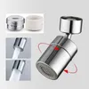 Kitchen Faucets 720/360 Degree Copper Faucet Sprayer Head Nozzle Rotatable Water Saving Splash-Proof Tap Aerator Bathroom Accessories