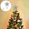 Рождественские украшения дерево звезды топпер рождественский рождественский топпер украшения блеск блестящий свет