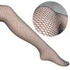 Women Socks Glitter Hollow Out Mesh Tights Sexiga metalliska paljetter Fishnet Pantyhose M6CD