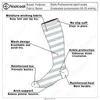 Calzini da uomo YSHENG Compressione professionale per attività di viaggio traspiranti per studenti Fit Nurses Shin Splints Flight Men Sock