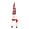 Рождественские украшения дерево Topper Topper Snowman Santa Claus Doll Ornament для домашнего фестиваля украшения