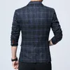 Men's Suits 2023 Men Casual Suit Mens Formal Business Fashion Blazers Male One Button Lapel Long Sleeve Slim Fit Blazer M-3XL