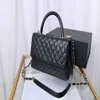 Ladies Handbag Fashion Designer Classic Letter Style Bag Hights Highment 25cm 6087168z