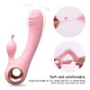 Artículos de belleza 10 velocidades Adulto 18 Consolador femenino Conejo Vibrador Juguetes sexy para mujeres Masajeador anal vaginal Punto G Estimulación del clítoris Masturbación