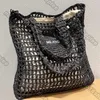 Raffia Tote Bag Designer Women Fashion Handbag 2022 Sutout Design Women Weave Bag