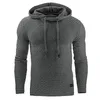 Sudaderas con capucha para hombre ZOGAA otoño patrón de rejilla sólida con capucha sudaderas de manga larga ropa deportiva informal para hombre ropa de calle para hombre